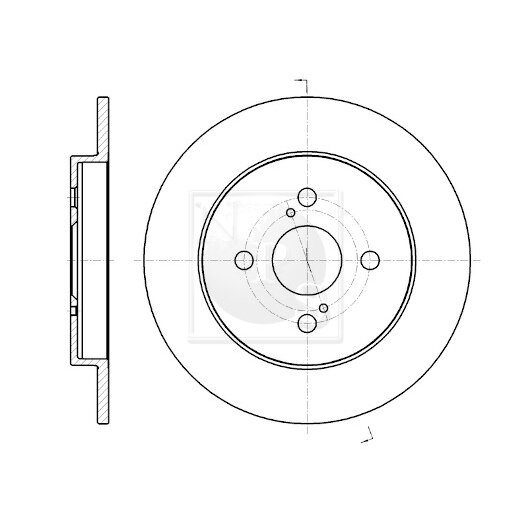 1 Disque De Frein Nps T331a51