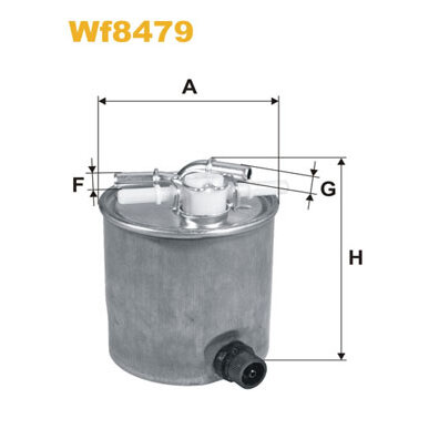 Filtre À Carburant Wix Filters Wf8479