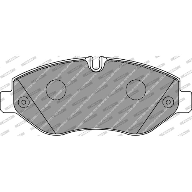 4 Plaquettes De Frein Ferodo Fvr4036