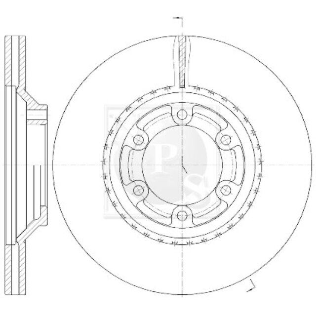 1 Disque De Frein Nps H330i06