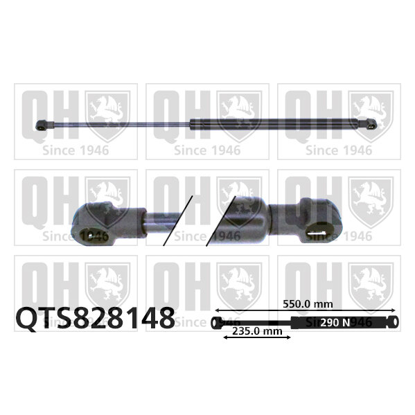 Vérin De Coffre Quinton Hazell Qts828148