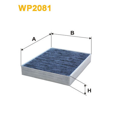 Filtre D'habitacle Charbon Actif Wix Filters Wp2081