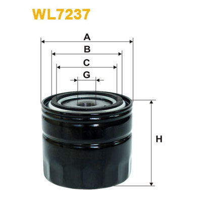 Filtre À Huile Wix Wl7237