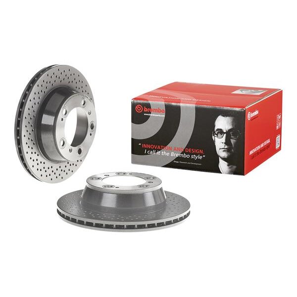 2 Disques De Frein Brembo Vernis Uv 09.6665.11