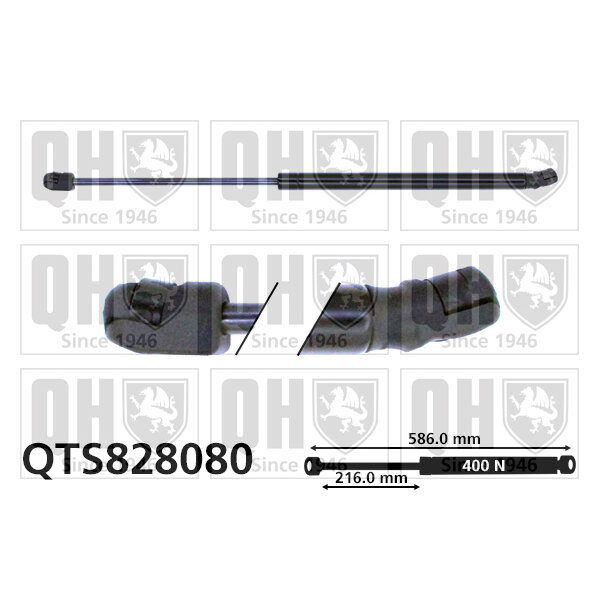 Vérin De Coffre Quinton Hazell Qts828080