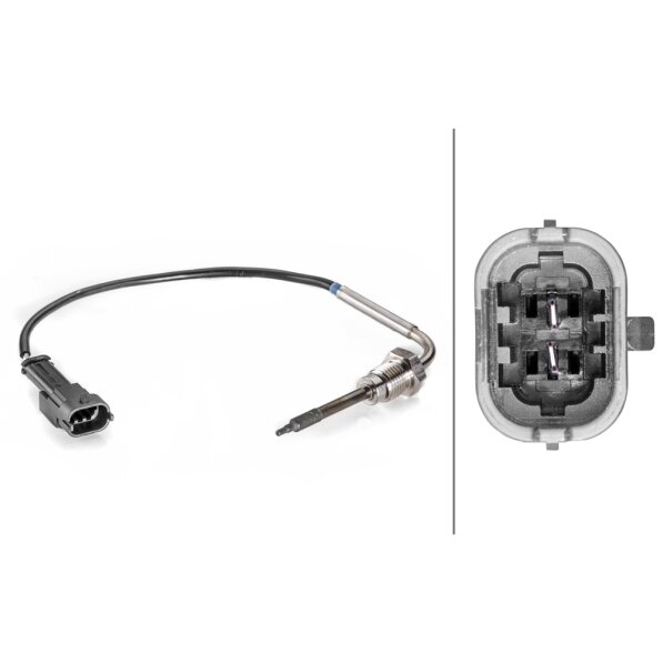 Capteur De Température Des Gaz D'échappement Hella 6pt 014 494-371