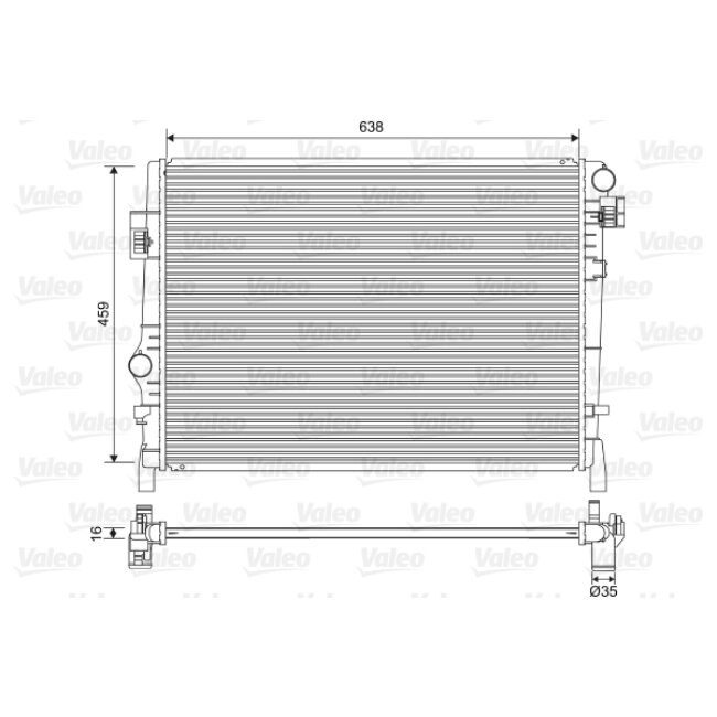 Radiateur De Refroidissement Valeo 701553