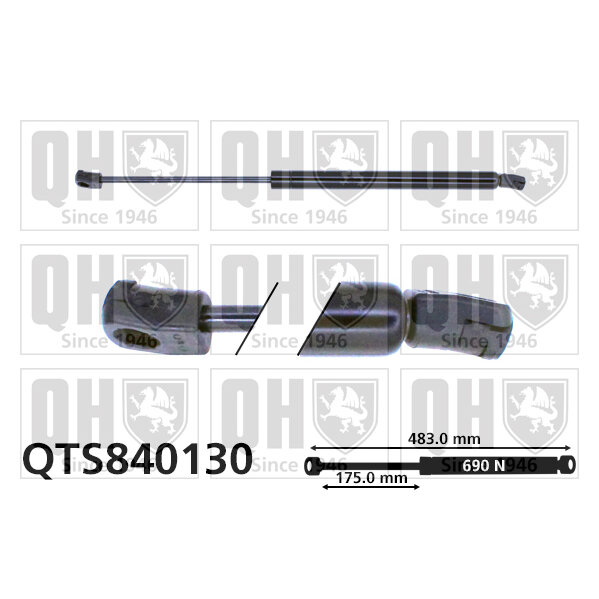 Vérin De Coffre Quinton Hazell Qts840130