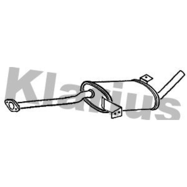 Silencieux Intermédiaire Klarius 240770