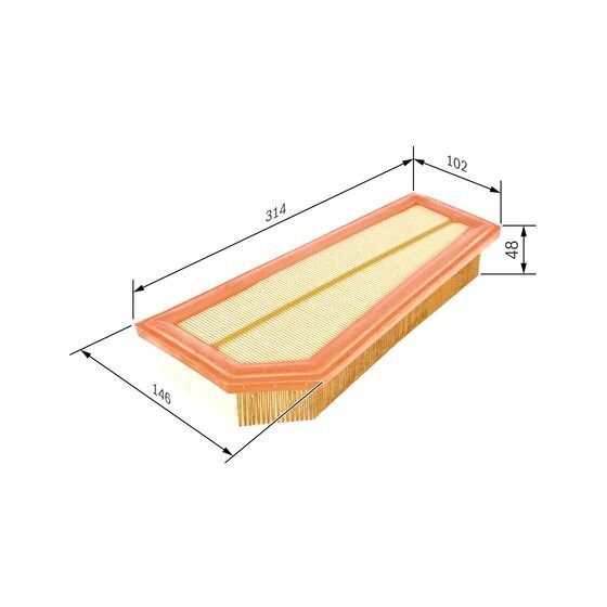 Filtre À Air Bosch S0134