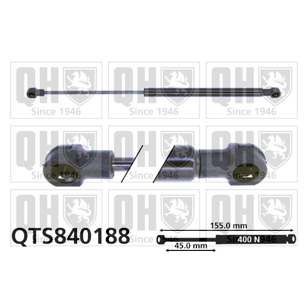 Vérin De Coffre Quinton Hazell Qts840188