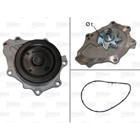 Pompe À Eau Valeo 506905