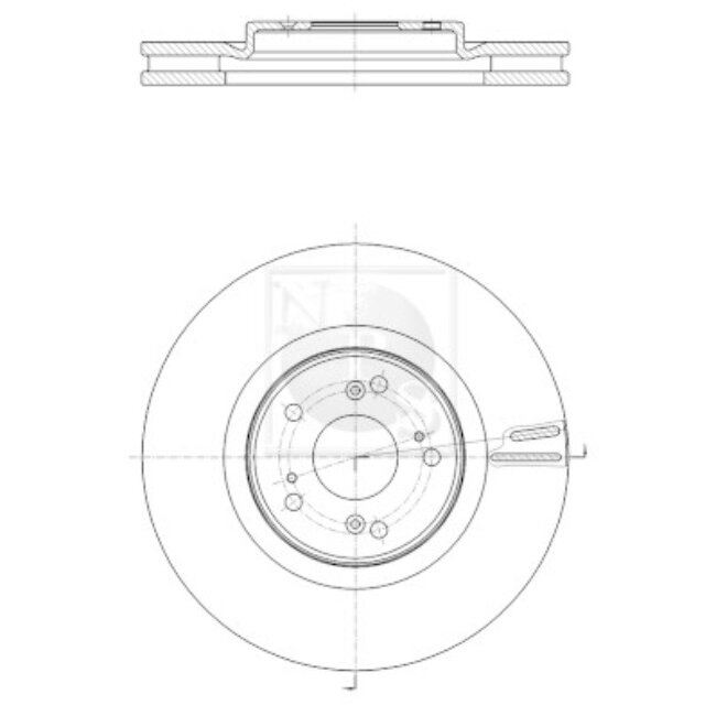 1 Disque De Frein Nps H330a63