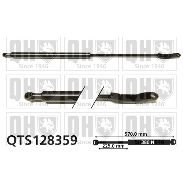 Vérin De Coffre Quinton Hazell Qts128359