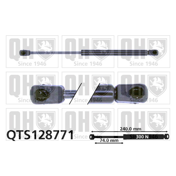 Vérin De Coffre Quinton Hazell Qts128771