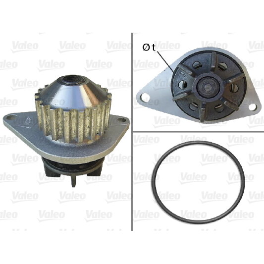 Pompe À Eau Valeo 506704