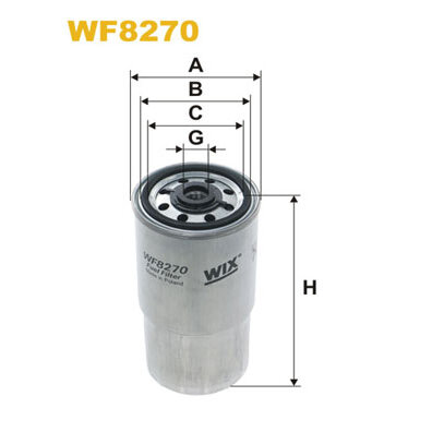 Filtre Carburant Wix Wf8270