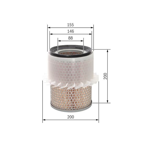 Filtre À Air Bosch S9186