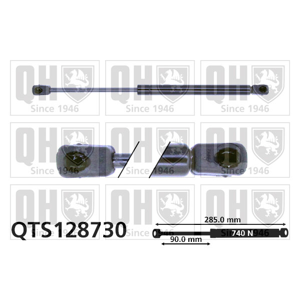 Vérin De Coffre Quinton Hazell Qts128730