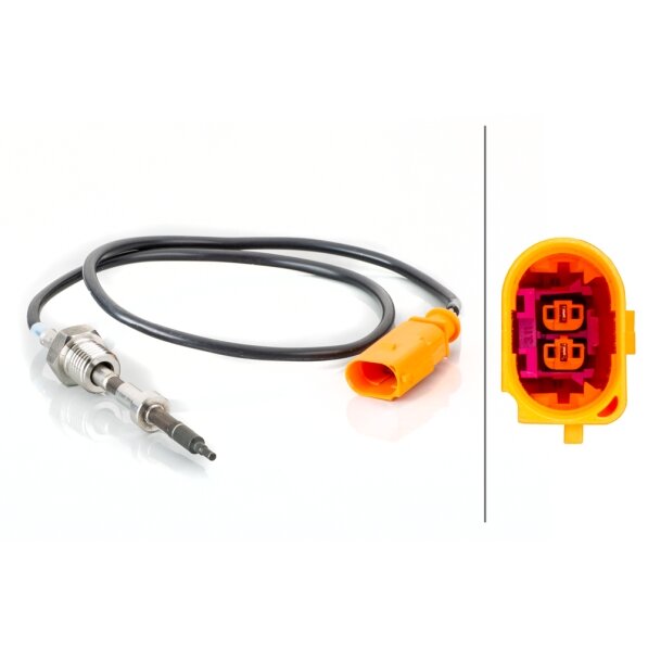 Capteur De Température Des Gaz D'échappement Hella 6pt 014 494-561