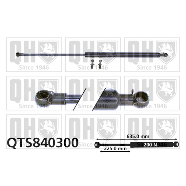 Vérin De Coffre Quinton Hazell Qts840300