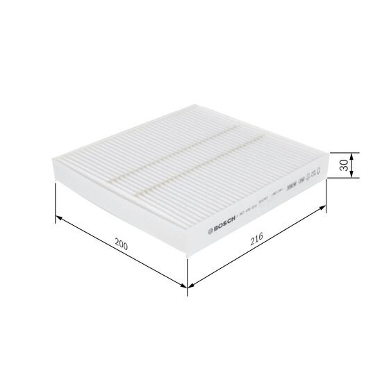 Filtre D'habitacle Pollen Bosch M2216