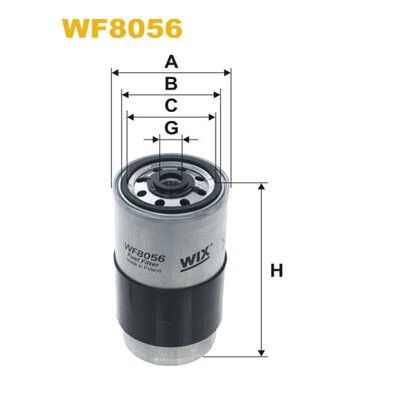 Filtre À Carburant Wix Wf8056