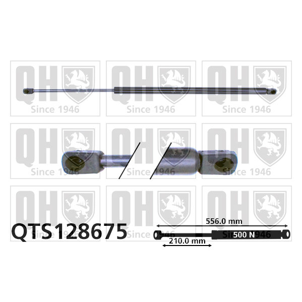 Vérin De Coffre Quinton Hazell Qts128675