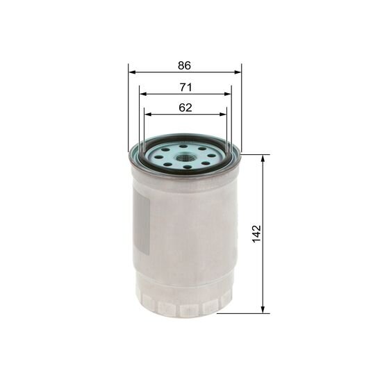 Filtre À Carburant Bosch 1457434511