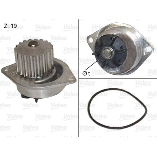 Pompe À Eau Valeo 506595