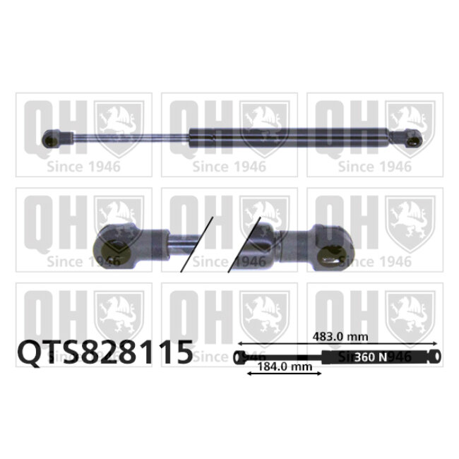 Vérin De Coffre Quinton Hazell Qts828115