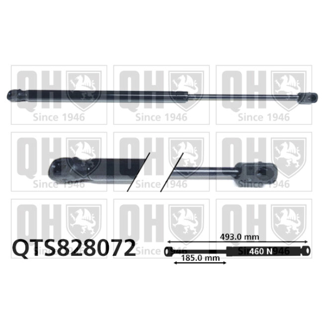 Vérin De Coffre Quinton Hazell Qts828072