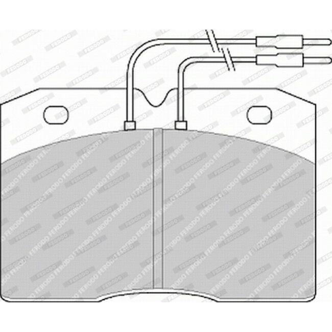 4 Plaquettes De Frein Ferodo Fvr377