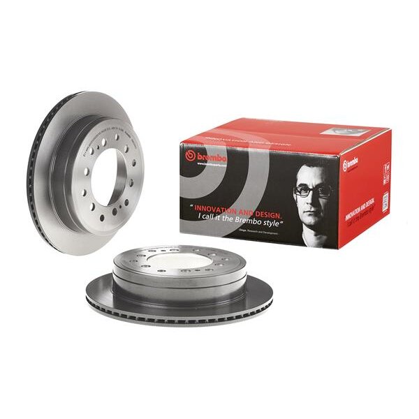 2 Disques De Frein Brembo Vernis Uv 09.a334.21