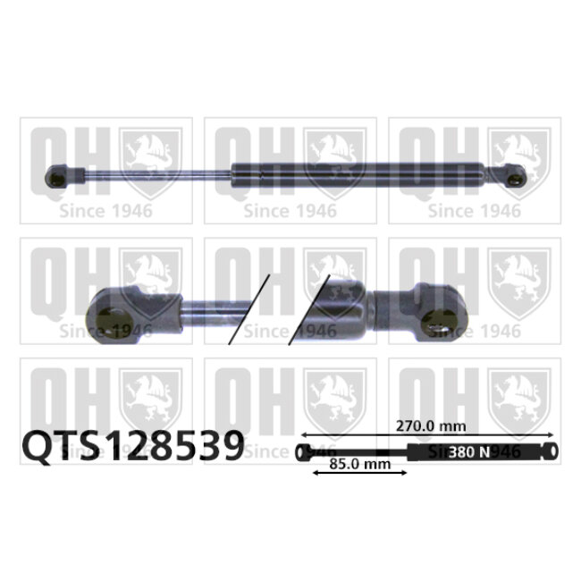 Vérin De Coffre Quinton Hazell Qts128539