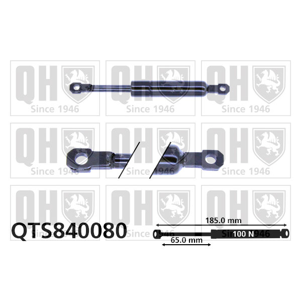 Vérin De Tablette Pliable Quinton Hazell Qts840080