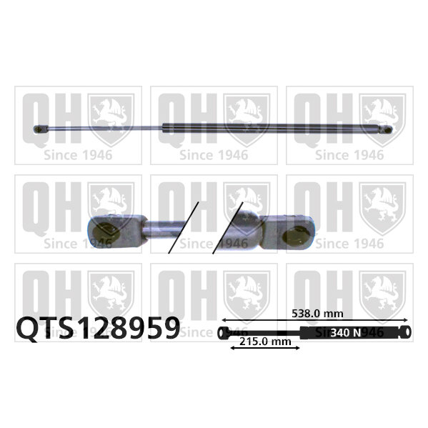 Vérin De Coffre Quinton Hazell Qts128959