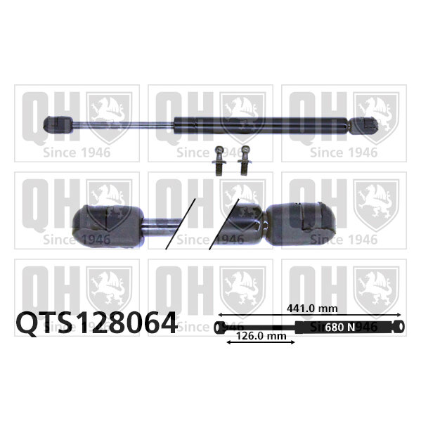 Vérin De Coffre Quinton Hazell Qts128064