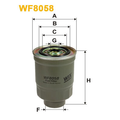 Filtre À Carburant Wix Wf8058