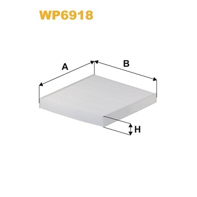 Filtre D'habitacle Standard Wix Filters Wp6918