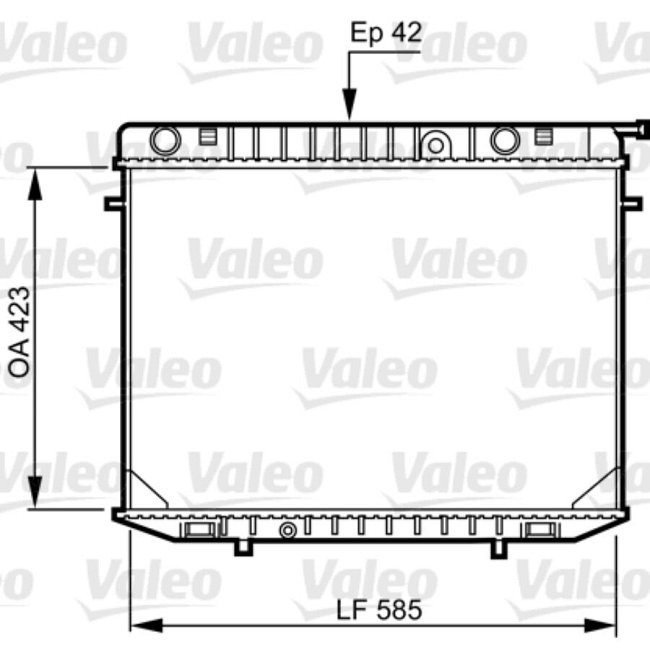 Radiateur De Refroidissement Valeo 731237