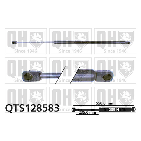 Vérin De Capot Quinton Hazell Qts128583