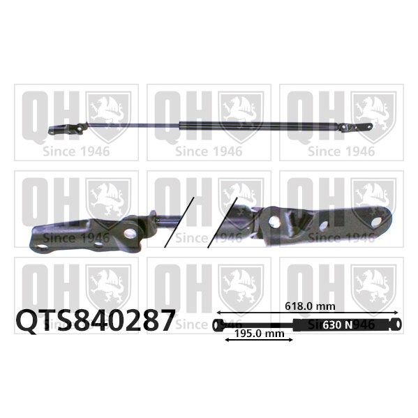 Vérin De Coffre Quinton Hazell Qts840287