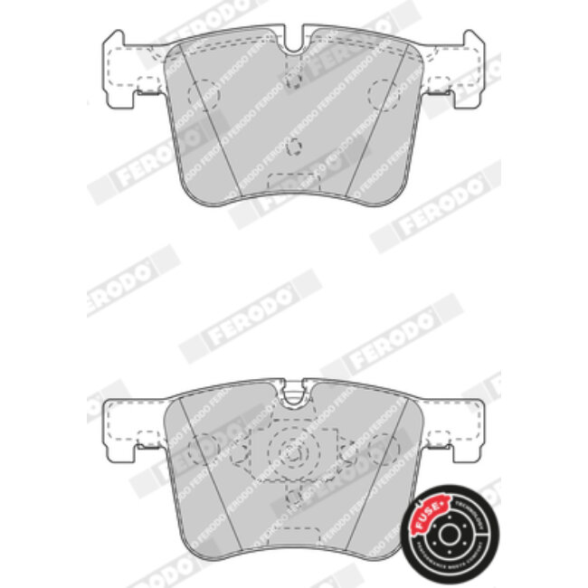4 Plaquettes De Frein Ferodo Fdb4394