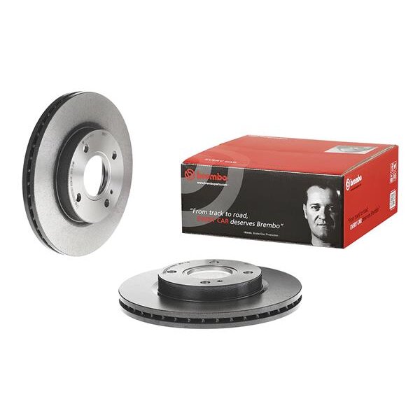 2 Disques De Frein Brembo Vernis Uv 09.a968.21