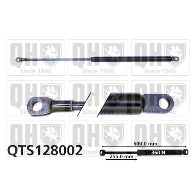 Vérin De Coffre Quinton Hazell Qts128002