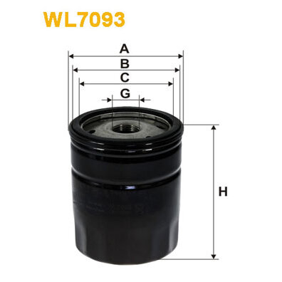 Filtre À Huile Wix Wl7093