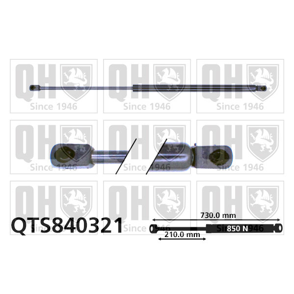 Vérin De Coffre Quinton Hazell Qts840321