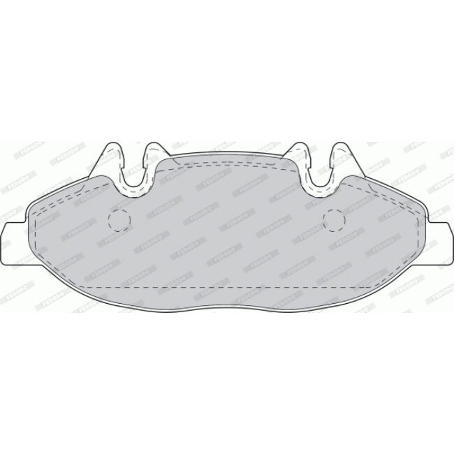 4 Plaquettes De Frein Ferodo Fvr1493