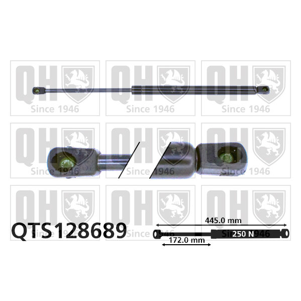 Vérin De Coffre Quinton Hazell Qts128689